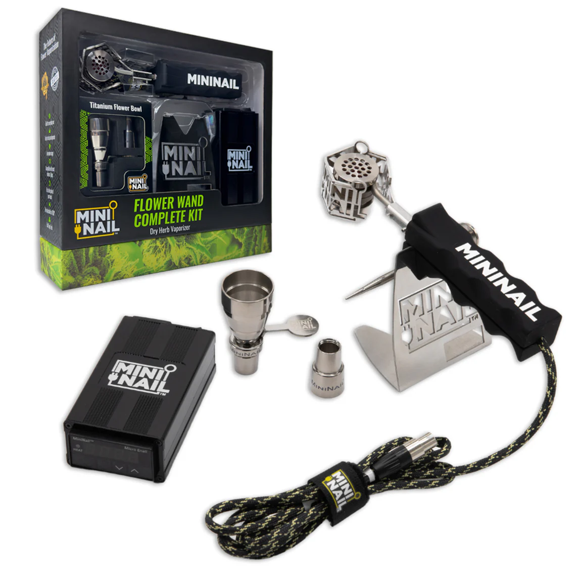 Flower Wand Kit Completo Mini nail herbal mexico