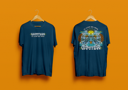 playera vapotlan azul
